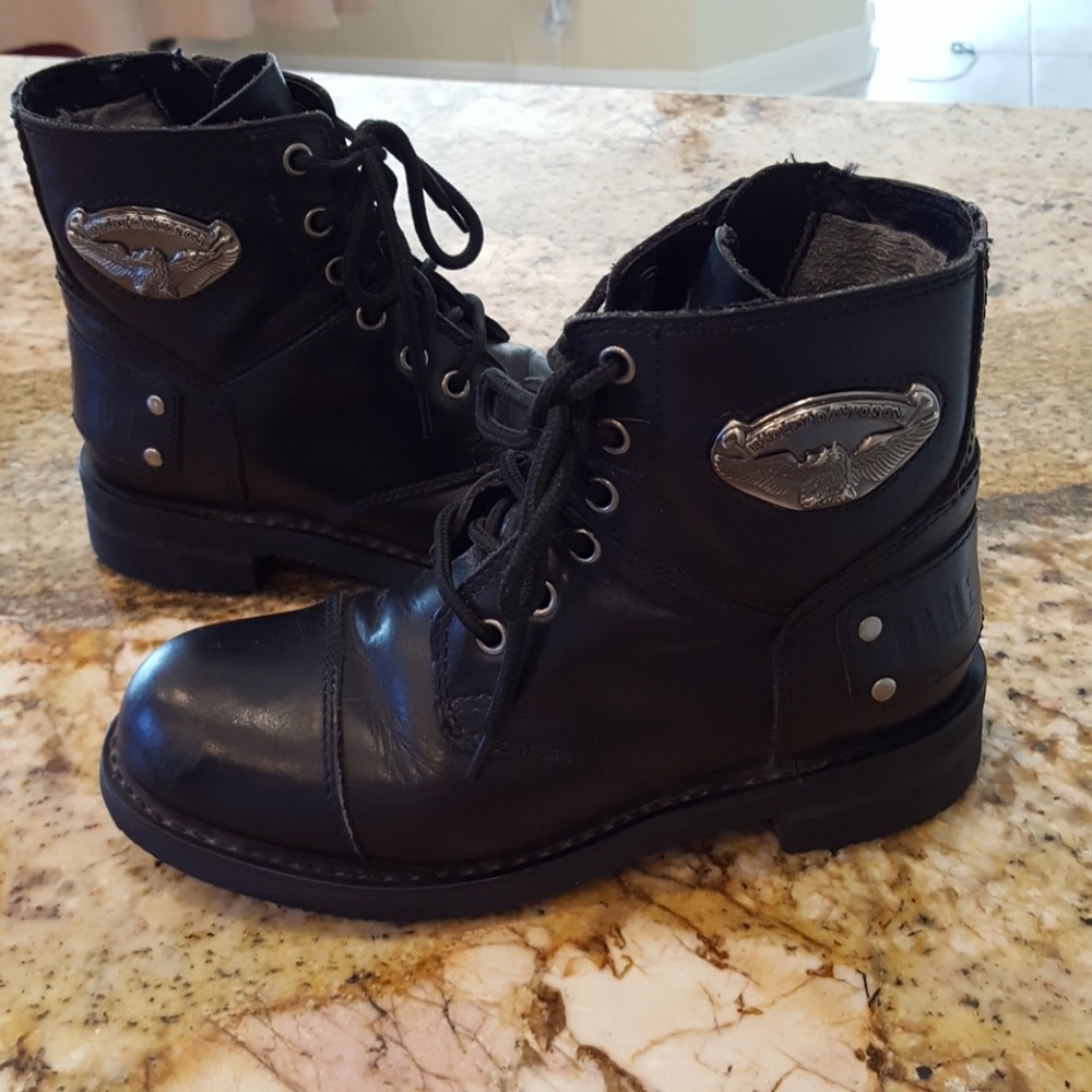 Harley-Davidson Ankle Boots 7 Excellent Condition